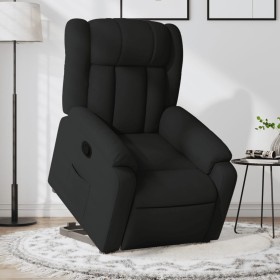 Sillón reclinable elevable tela negro de , Sillones - Ref: Foro24-3205318, Precio: 291,99 €, Descuento: %