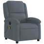 Sillón reclinable de masaje eléctrico terciopelo gris oscuro de , Sillones - Ref: Foro24-3204290, Precio: 292,20 €, Descuento: %