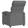 Electric massage recliner dark gray fabric by , Armchairs - Ref: Foro24-3203967, Price: 269,16 €, Discount: %