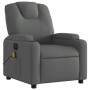 Sillón reclinable de masaje eléctrico tela gris oscuro de , Sillones - Ref: Foro24-3204357, Precio: 281,72 €, Descuento: %