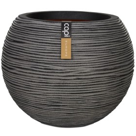 Capi Vase Nature Rib conical anthracite gray 62x48 cm KOFZ271 by Capi, Pots and planters - Ref: Foro24-424222, Price: 223,74 ...