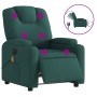 Sillón reclinable de masaje eléctrico tela verde oscuro de , Sillones - Ref: Foro24-3204362, Precio: 270,19 €, Descuento: %