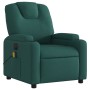 Sillón reclinable de masaje eléctrico tela verde oscuro de , Sillones - Ref: Foro24-3204362, Precio: 270,19 €, Descuento: %