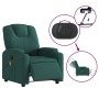 Sillón reclinable de masaje eléctrico tela verde oscuro de , Sillones - Ref: Foro24-3204362, Precio: 273,79 €, Descuento: %