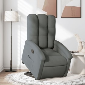 Sillón reclinable elevable de tela gris oscuro de , Sillones - Ref: Foro24-3204093, Precio: 272,78 €, Descuento: %