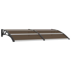 Door canopy PC black 200x100 cm by vidaXL, Awnings - Ref: Foro24-45635, Price: 86,14 €, Discount: %