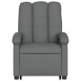 Sillón reclinable elevable de tela gris oscuro de , Sillones - Ref: Foro24-3204093, Precio: 256,51 €, Descuento: %