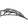 Door canopy PC black 200x100 cm by vidaXL, Awnings - Ref: Foro24-45635, Price: 107,99 €, Discount: %