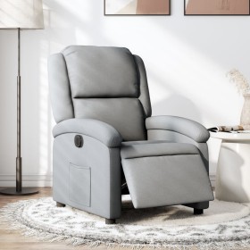 Sillón reclinable eléctrico tela gris claro de , Sillones - Ref: Foro24-3204140, Precio: 248,10 €, Descuento: %