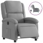 Sillón reclinable eléctrico tela gris claro de , Sillones - Ref: Foro24-3204140, Precio: 256,24 €, Descuento: %