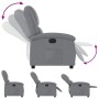 Sillón reclinable eléctrico tela gris claro de , Sillones - Ref: Foro24-3204140, Precio: 256,24 €, Descuento: %