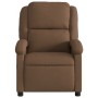 Sillón reclinable de masaje eléctrico tela marrón de , Sillones - Ref: Foro24-3204156, Precio: 270,75 €, Descuento: %