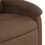 Sillón reclinable de masaje eléctrico tela marrón de , Sillones - Ref: Foro24-3204156, Precio: 270,75 €, Descuento: %