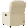 Sillón reclinable de masaje eléctrico tela color crema de , Sillones - Ref: Foro24-3204161, Precio: 276,96 €, Descuento: %