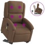 Brown Fabric Foot Recliner Massage Chair by , Armchairs - Ref: Foro24-3204180, Price: 291,99 €, Discount: %