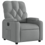 Sillón reclinable eléctrico tela gris claro de , Sillones - Ref: Foro24-3204686, Precio: 259,38 €, Descuento: %