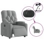 Sillón reclinable eléctrico tela gris claro de , Sillones - Ref: Foro24-3204686, Precio: 259,38 €, Descuento: %