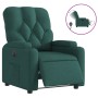 Sillón reclinable eléctrico tela verde oscuro de , Sillones - Ref: Foro24-3204692, Precio: 251,62 €, Descuento: %