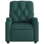 Sillón reclinable eléctrico tela verde oscuro de , Sillones - Ref: Foro24-3204692, Precio: 251,62 €, Descuento: %