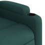 Sillón reclinable eléctrico tela verde oscuro de , Sillones - Ref: Foro24-3204692, Precio: 251,62 €, Descuento: %