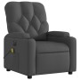 Sillón reclinable de masaje eléctrico tela gris oscuro de , Sillones - Ref: Foro24-3204699, Precio: 281,88 €, Descuento: %