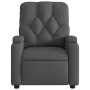 Sillón reclinable de masaje eléctrico tela gris oscuro de , Sillones - Ref: Foro24-3204699, Precio: 281,88 €, Descuento: %