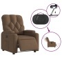 Brown Fabric Electric Recliner by , Armchairs - Ref: Foro24-3204690, Price: 251,90 €, Discount: %