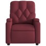 Sillón de masaje reclinable eléctrico tela rojo tinto de , Sillones - Ref: Foro24-3204701, Precio: 282,20 €, Descuento: %