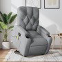 Light Gray Fabric Foot Recliner Massage Chair by , Armchairs - Ref: Foro24-3204722, Price: 304,56 €, Discount: %