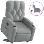 Sillón eléctrico reclinable elevable de tela gris claro de , Sillones - Ref: Foro24-3204734, Precio: 318,45 €, Descuento: %