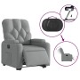 Sillón eléctrico reclinable elevable de tela gris claro de , Sillones - Ref: Foro24-3204734, Precio: 318,45 €, Descuento: %