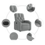 Sillón eléctrico reclinable elevable de tela gris claro de , Sillones - Ref: Foro24-3204734, Precio: 318,45 €, Descuento: %