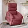 Sillón eléctrico reclinable elevable de tela rojo tinto de , Sillones - Ref: Foro24-3204005, Precio: 307,86 €, Descuento: %