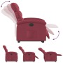 Sillón eléctrico reclinable elevable de tela rojo tinto de , Sillones - Ref: Foro24-3204005, Precio: 307,86 €, Descuento: %