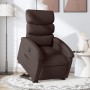 Sillón eléctrico reclinable elevable de tela marrón oscuro de , Sillones - Ref: Foro24-3204007, Precio: 307,86 €, Descuento: %