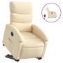 Sillón eléctrico reclinable elevable de tela color crema de , Sillones - Ref: Foro24-3204011, Precio: 289,99 €, Descuento: %