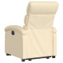 Sillón eléctrico reclinable elevable de tela color crema de , Sillones - Ref: Foro24-3204011, Precio: 289,99 €, Descuento: %