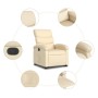 Sillón eléctrico reclinable elevable de tela color crema de , Sillones - Ref: Foro24-3204011, Precio: 289,99 €, Descuento: %