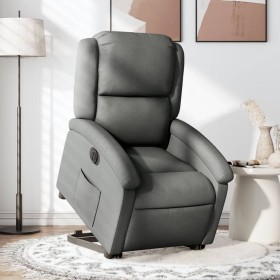 Sillón eléctrico reclinable elevable de tela gris oscuro de , Sillones - Ref: Foro24-3204189, Precio: 311,20 €, Descuento: %