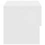 Mesitas de noche de pared 2 unidades blanco brillante de vidaXL, Mesitas de noche - Ref: Foro24-810966, Precio: 62,77 €, Desc...