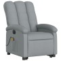 Liftable reclining electric massage chair light gray fabric by , Armchairs - Ref: Foro24-3204128, Price: 305,99 €, Discount: %