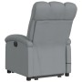 Liftable reclining electric massage chair light gray fabric by , Armchairs - Ref: Foro24-3204128, Price: 305,99 €, Discount: %