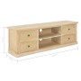 TV-Schrank aus Holz 120x30x40 cm von vidaXL, TV-Möbel - Ref: Foro24-249893, Preis: 140,99 €, Rabatt: %