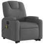 Sillón de masaje eléctrico reclinable elevable tela gris oscuro de , Sillones - Ref: Foro24-3204405, Precio: 339,90 €, Descue...