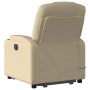 Sillón de masaje eléctrico reclinable elevable tela crema de , Sillones - Ref: Foro24-3204413, Precio: 340,99 €, Descuento: %