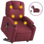 Red fabric electric elevating massage chair by , Armchairs - Ref: Foro24-3204407, Price: 320,30 €, Discount: %