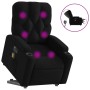 Black Fabric Liftable Reclining Electric Massage Chair by , Armchairs - Ref: Foro24-3204748, Price: 349,04 €, Discount: %