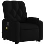 Sillón de masaje eléctrico reclinable elevable tela negro de , Sillones - Ref: Foro24-3204748, Precio: 346,36 €, Descuento: %