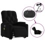 Sillón de masaje eléctrico reclinable elevable tela negro de , Sillones - Ref: Foro24-3204748, Precio: 346,36 €, Descuento: %