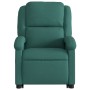 Sillón masaje eléctrico reclinable elevable tela verde oscuro de , Sillones - Ref: Foro24-3204206, Precio: 329,95 €, Descuent...